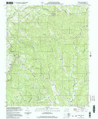 Horse Gap North Carolina Historical topographic map, 1:24000 scale, 7.5 X 7.5 Minute, Year 2000