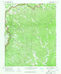 Horse Gap North Carolina Historical topographic map, 1:24000 scale, 7.5 X 7.5 Minute, Year 1968