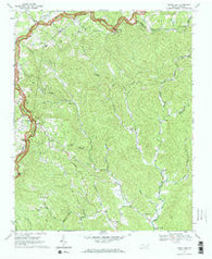 Horse Gap North Carolina Historical topographic map, 1:24000 scale, 7.5 X 7.5 Minute, Year 1968