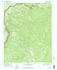 Horse Gap North Carolina Historical topographic map, 1:24000 scale, 7.5 X 7.5 Minute, Year 1968