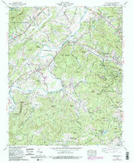 Horse Shoe North Carolina Historical topographic map, 1:24000 scale, 7.5 X 7.5 Minute, Year 1965
