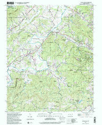 Horse Shoe North Carolina Historical topographic map, 1:24000 scale, 7.5 X 7.5 Minute, Year 1997