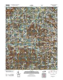 Horse Shoe North Carolina Historical topographic map, 1:24000 scale, 7.5 X 7.5 Minute, Year 2011