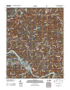 Hot Springs North Carolina Historical topographic map, 1:24000 scale, 7.5 X 7.5 Minute, Year 2011
