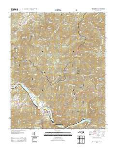 Hot Springs North Carolina Historical topographic map, 1:24000 scale, 7.5 X 7.5 Minute, Year 2013