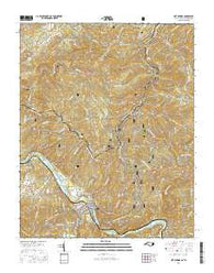 Hot Springs North Carolina Current topographic map, 1:24000 scale, 7.5 X 7.5 Minute, Year 2016
