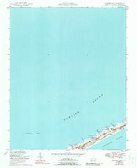 Howard Reef North Carolina Historical topographic map, 1:24000 scale, 7.5 X 7.5 Minute, Year 1950