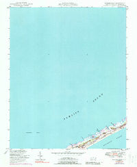 Howard Reef North Carolina Historical topographic map, 1:24000 scale, 7.5 X 7.5 Minute, Year 1950