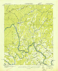 Huntdale North Carolina Historical topographic map, 1:24000 scale, 7.5 X 7.5 Minute, Year 1935