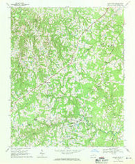 Hurdle Mills North Carolina Historical topographic map, 1:24000 scale, 7.5 X 7.5 Minute, Year 1968