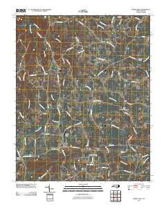 Hurdle Mills North Carolina Historical topographic map, 1:24000 scale, 7.5 X 7.5 Minute, Year 2010