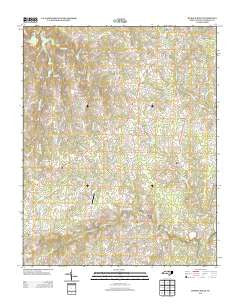 Hurdle Mills North Carolina Historical topographic map, 1:24000 scale, 7.5 X 7.5 Minute, Year 2013