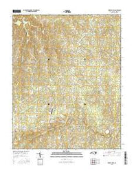 Hurdle Mills North Carolina Current topographic map, 1:24000 scale, 7.5 X 7.5 Minute, Year 2016