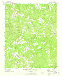 Inez North Carolina Historical topographic map, 1:24000 scale, 7.5 X 7.5 Minute, Year 1971