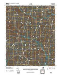 Inez North Carolina Historical topographic map, 1:24000 scale, 7.5 X 7.5 Minute, Year 2010