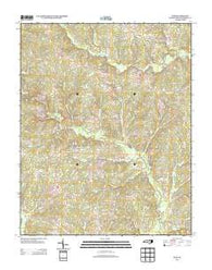 Inez North Carolina Historical topographic map, 1:24000 scale, 7.5 X 7.5 Minute, Year 2013