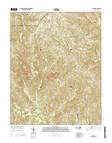 Ingleside North Carolina Current topographic map, 1:24000 scale, 7.5 X 7.5 Minute, Year 2016