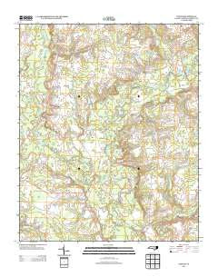 Ingold North Carolina Historical topographic map, 1:24000 scale, 7.5 X 7.5 Minute, Year 2013