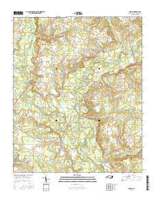 Ingold North Carolina Current topographic map, 1:24000 scale, 7.5 X 7.5 Minute, Year 2016