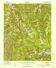 Jackson Springs North Carolina Historical topographic map, 1:62500 scale, 15 X 15 Minute, Year 1949
