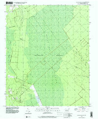 Jacksonville NW North Carolina Historical topographic map, 1:24000 scale, 7.5 X 7.5 Minute, Year 1997