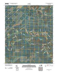 Jacksonville NE North Carolina Historical topographic map, 1:24000 scale, 7.5 X 7.5 Minute, Year 2010
