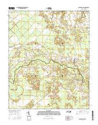 Jacksonville NE North Carolina Current topographic map, 1:24000 scale, 7.5 X 7.5 Minute, Year 2016