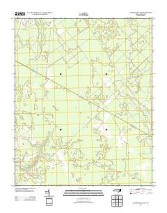 Jacksonville NW North Carolina Historical topographic map, 1:24000 scale, 7.5 X 7.5 Minute, Year 2013