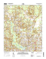 Jacksonville North North Carolina Current topographic map, 1:24000 scale, 7.5 X 7.5 Minute, Year 2016