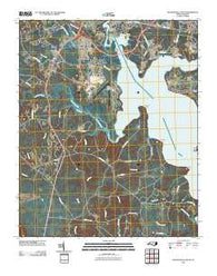 Jacksonville South North Carolina Historical topographic map, 1:24000 scale, 7.5 X 7.5 Minute, Year 2010