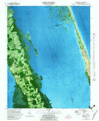 Jarvisburg North Carolina Historical topographic map, 1:24000 scale, 7.5 X 7.5 Minute, Year 1982