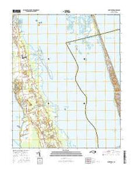 Jarvisburg North Carolina Current topographic map, 1:24000 scale, 7.5 X 7.5 Minute, Year 2016