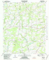 Jason North Carolina Historical topographic map, 1:24000 scale, 7.5 X 7.5 Minute, Year 1982
