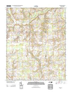 Jason North Carolina Historical topographic map, 1:24000 scale, 7.5 X 7.5 Minute, Year 2013
