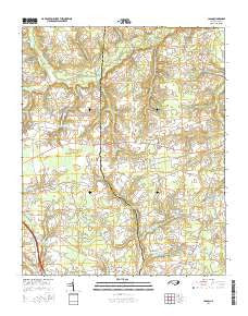 Jason North Carolina Current topographic map, 1:24000 scale, 7.5 X 7.5 Minute, Year 2016