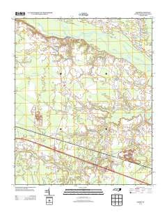 Jasper North Carolina Historical topographic map, 1:24000 scale, 7.5 X 7.5 Minute, Year 2013