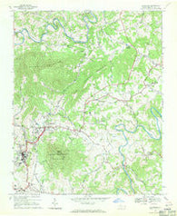 Jefferson North Carolina Historical topographic map, 1:24000 scale, 7.5 X 7.5 Minute, Year 1968