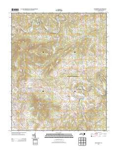 Jefferson North Carolina Historical topographic map, 1:24000 scale, 7.5 X 7.5 Minute, Year 2013