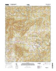Jefferson North Carolina Current topographic map, 1:24000 scale, 7.5 X 7.5 Minute, Year 2016