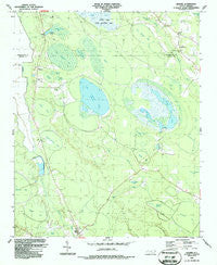 Jerome North Carolina Historical topographic map, 1:24000 scale, 7.5 X 7.5 Minute, Year 1987