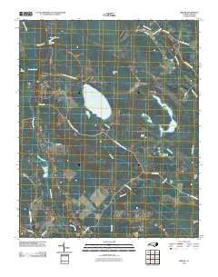 Jerome North Carolina Historical topographic map, 1:24000 scale, 7.5 X 7.5 Minute, Year 2010