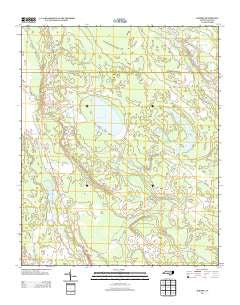 Jerome North Carolina Historical topographic map, 1:24000 scale, 7.5 X 7.5 Minute, Year 2013