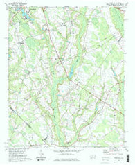 Johns North Carolina Historical topographic map, 1:24000 scale, 7.5 X 7.5 Minute, Year 1971