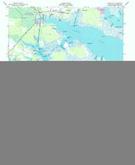Jones Bay North Carolina Historical topographic map, 1:24000 scale, 7.5 X 7.5 Minute, Year 1950