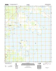 Jones Bay North Carolina Historical topographic map, 1:24000 scale, 7.5 X 7.5 Minute, Year 2013