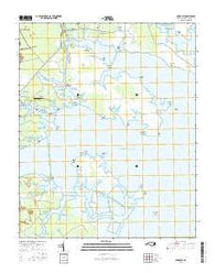 Jones Bay North Carolina Current topographic map, 1:24000 scale, 7.5 X 7.5 Minute, Year 2016