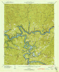Judson North Carolina Historical topographic map, 1:24000 scale, 7.5 X 7.5 Minute, Year 1940