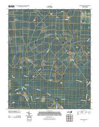 Juniper Creek North Carolina Historical topographic map, 1:24000 scale, 7.5 X 7.5 Minute, Year 2010