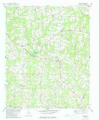 Justice North Carolina Historical topographic map, 1:24000 scale, 7.5 X 7.5 Minute, Year 1979