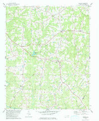 Justice North Carolina Historical topographic map, 1:24000 scale, 7.5 X 7.5 Minute, Year 1979